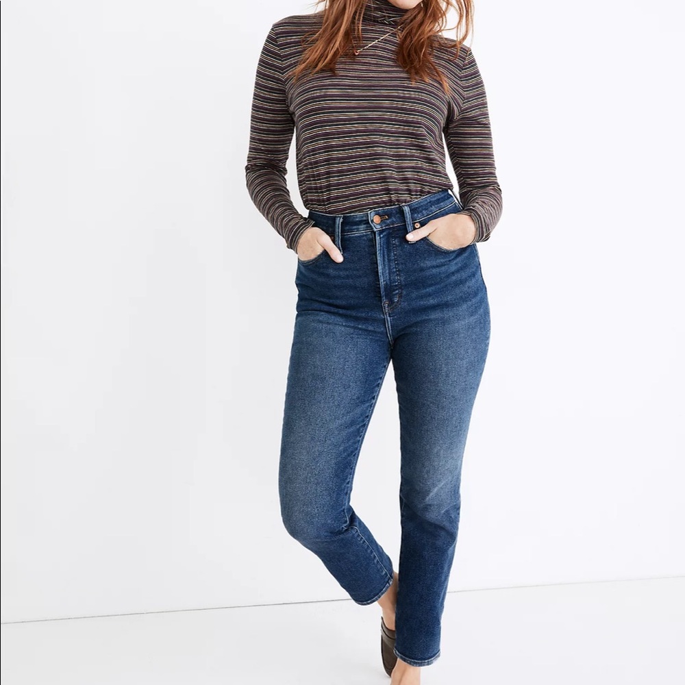 Tall Curvy Perfect Vintage Jean in Maplewood Wash